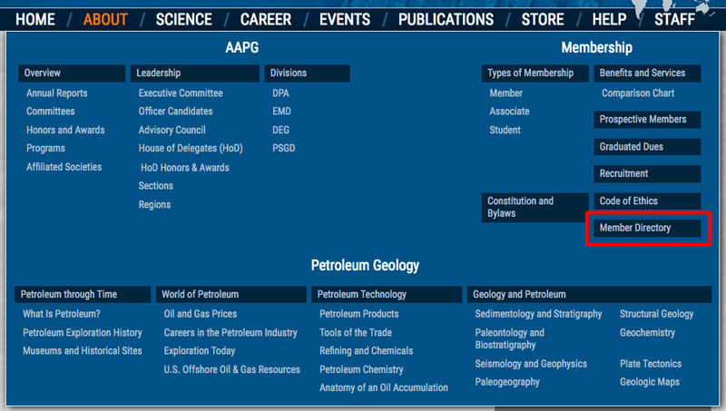 Where is the Member Directory?