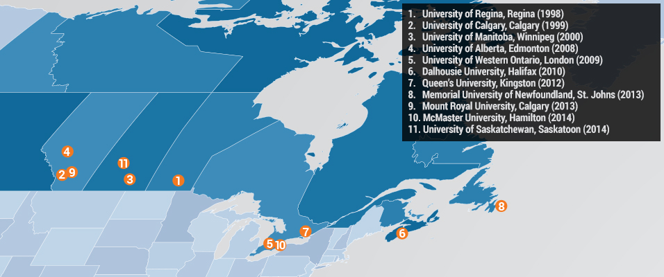 Canada Region Student Chapters: A Brief History