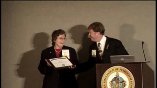 William Hottman and Susan Waters receive 2009 Jim Hartman Service to Students Award