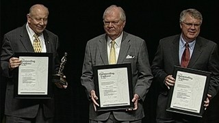 John Amoruso, James Bartell and Larry Bartell receive the 2010 Outstanding Explorer Award