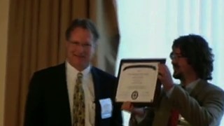 Terry Woods presents 2010 Outstanding Student Chapter Awards