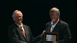 Tom Zoellner and Ronald Blakey receive the 2011 Geosciences in the Media Awards