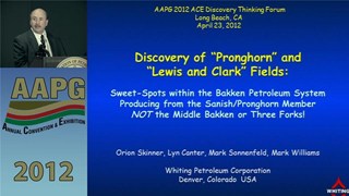 Orion Skinner - Discovery of 'Pronghorn' and 'Lewis and Clark' Fields