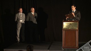 Connie Mongold and Steve Veal receive 2012 Jim Hartman Service to Students Award