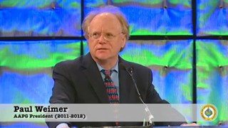Paul Weimer, AAPG ACE2012 Presidential Address
