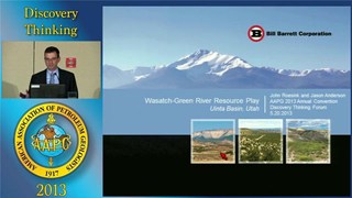 John Roesink and Jason Anderson - Wasatch-Green River Resource Play, Utah