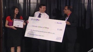 Abul Jamaluddin presents 2013 Outstanding Student Chapter Awards