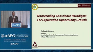 Carlos A. Dengo, ACE2014 Michel T. Halbouty Lecture