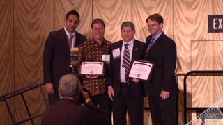 Bill Houston and Pete MacKenzie receive 2014 Jim Hartman Service to Students Award