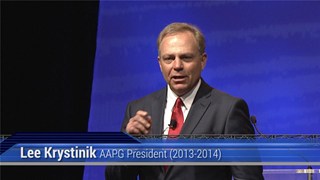 Lee Krystinik, AAPG ACE2014 Presidential Address