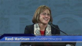 Randi Martinsen, AAPG ACE2015 Presidential Address