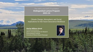 Sherilyn Williams-Stroud - Atmospheric and Social Climate Change: Implications for the Future Geoscience Workforce