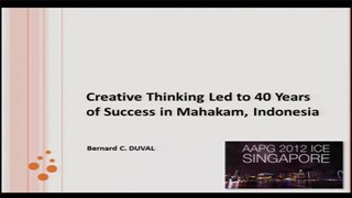 Bernard Duval - Creative Thinking Led to 40 Years of Success in Mahakam, Indonesia