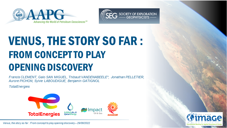 Thibault Vandenabeele - Venus, the story so far: From concept to play opening discovery