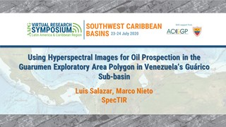 Using Hyperspectral Images for Oil Prospection in the Guarumen Exploratory Area Polygon in Venezuela's Guárico Sub-basin