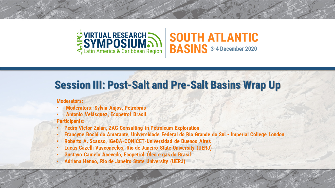 Session III: Post-Salt and Pre-Salt Basins Session Wrap-Up