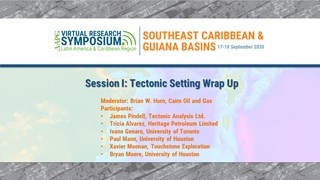 Southeast Caribbean Research Symposium - Session I: Tectonic Setting Wrap Up