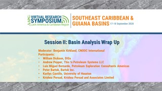 Southeast Caribbean Research Symposium Session II: Basin Analysis Wrap-up