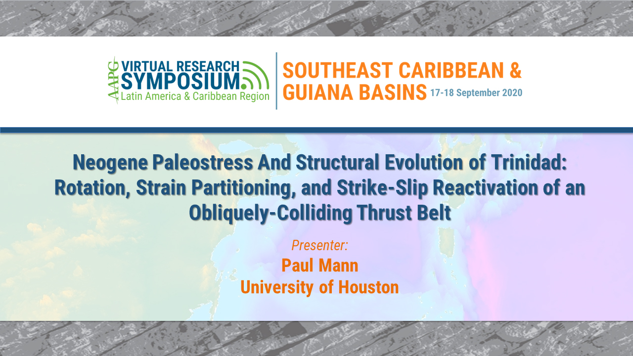 AAPG Distinguished Lecture