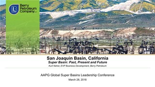 Kurt Neher - San Joaquin Basin, California