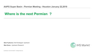 Bob Fryklund - Where is the Next Permian Basin?