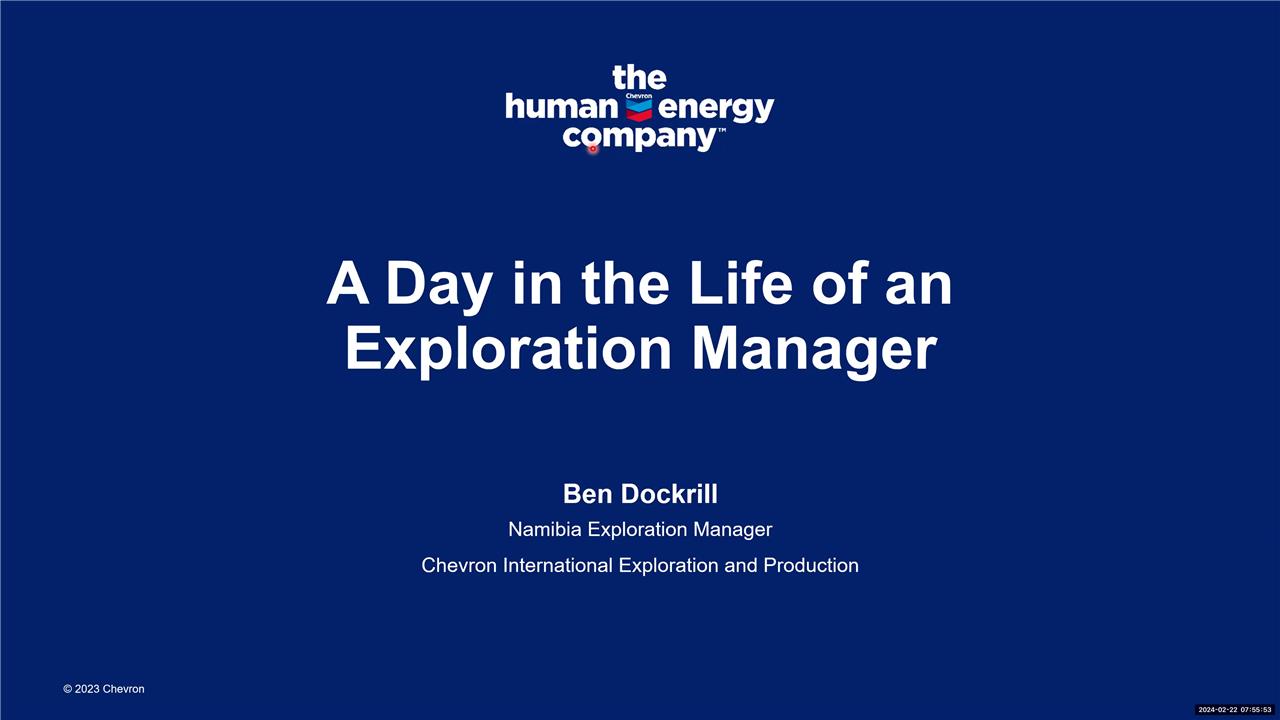 A day in the life of an exploration manager