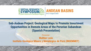 Sub-Andean Project: Geological Maps to Promote Investment Opportunities in Remote Areas of the Peruvian Sub-Andean (Spanish Presentation)