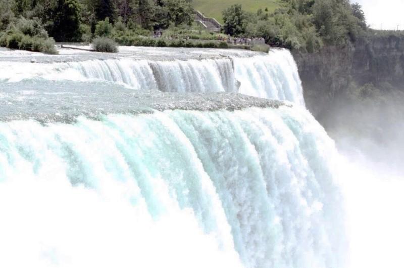 The American Falls as viewed from the Prospect Point Observation Deck in New York. - Photo Courtesy Aidan Kutchko, July 2017