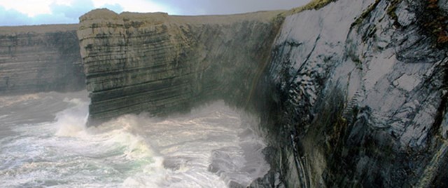 Outcrops at Loop Head, Ireland